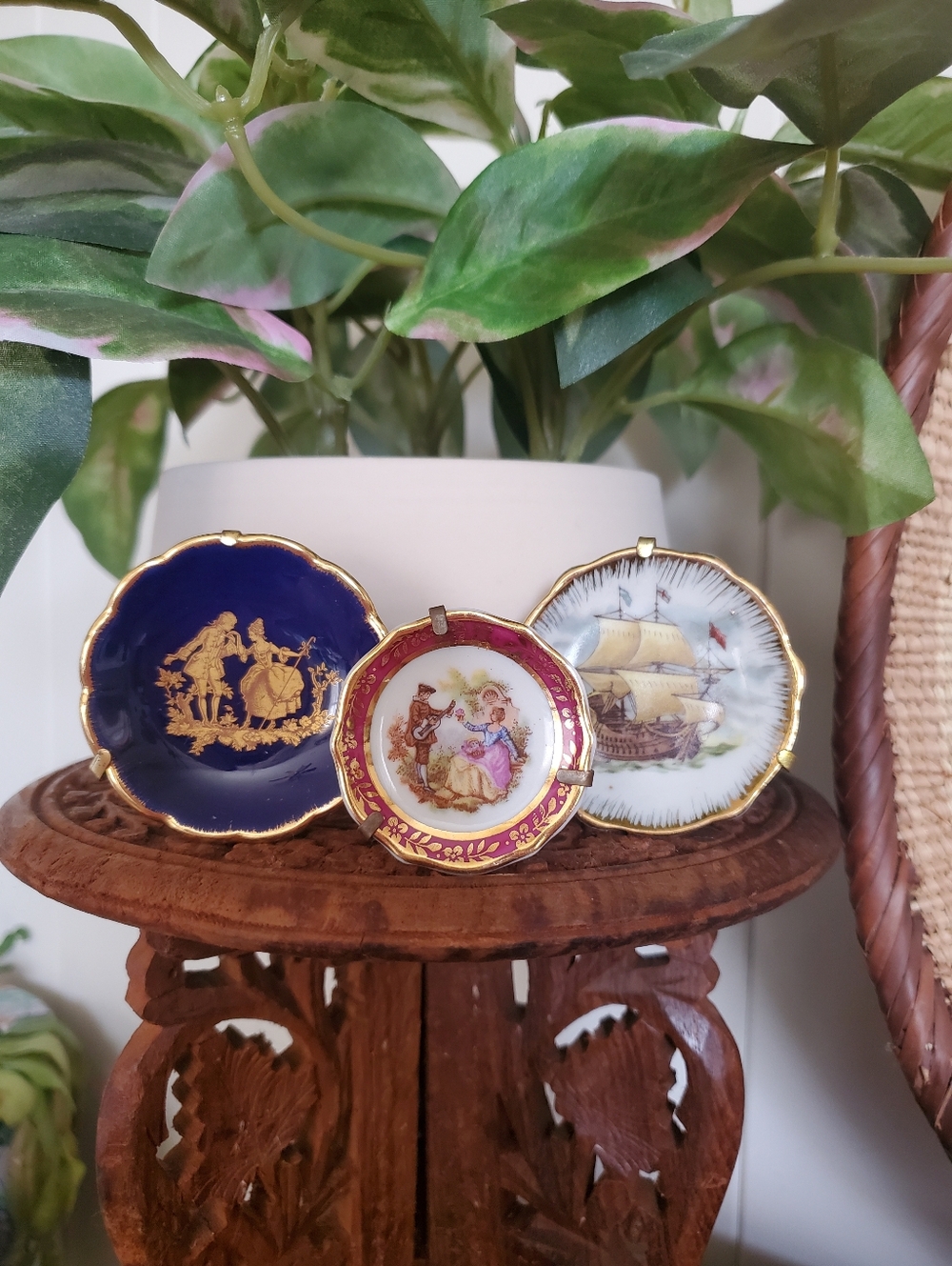 Vintage Mini Limoges Ceramic Plates